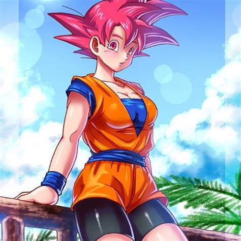 Goku Girl Chica Dios Rojo Sexy By Zaulxd On Deviantart