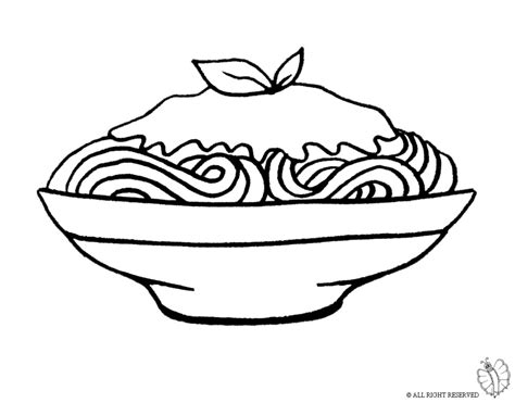 Pasta Coloring Pages Printable Coloring Pages