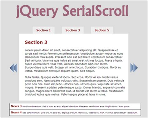 horizontal scroller | jQuery Plugins