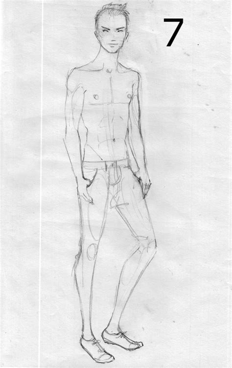 Male Model Drawing At Paintingvalley Explore Collection Of Male
