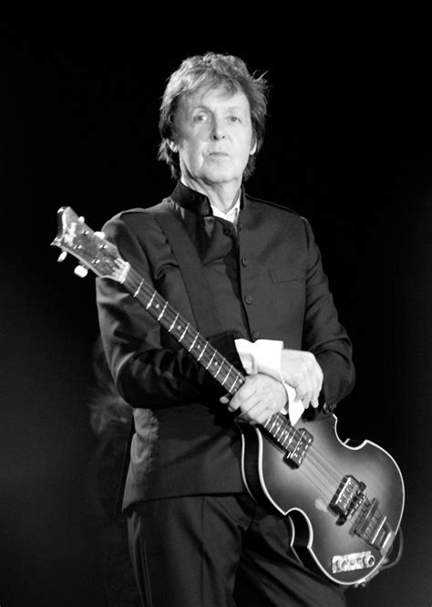 The beatles were founded upon the iconic image of macca with his hofner violin bass, and, ever since, the world gasps in glee whenever he turns to the. Paul McCartney - Wikipedia