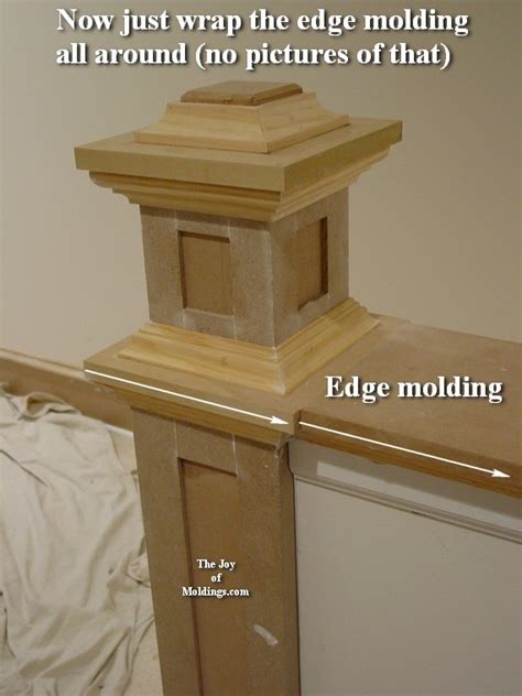 How doers get more done. 9-newel-post-100_mdf-diy-half-wall - The Joy of Moldings