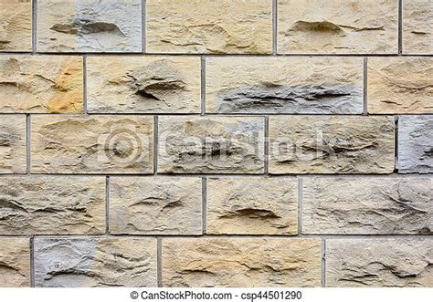 Texture Of Sandstone Brick Wall Canstock