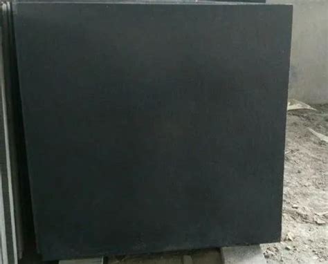 Black Leather Finish Kadappa Stone For Flooringcountertops Size