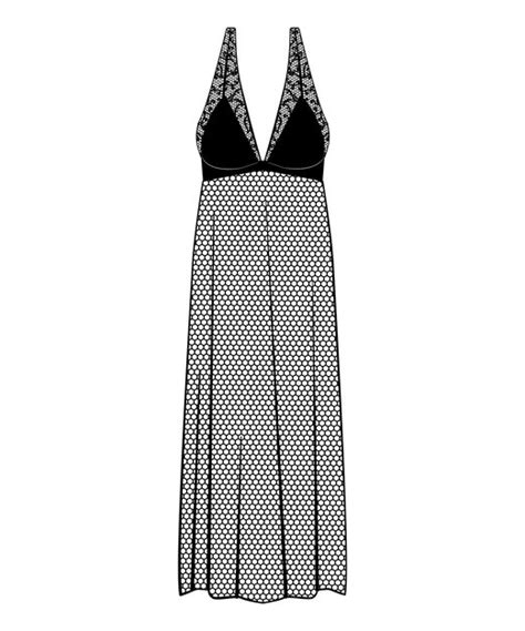 Ilustração em preto e branco de roupas íntimas Vetor Premium