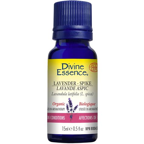 divine essence lavender spike essential oil organic 15ml