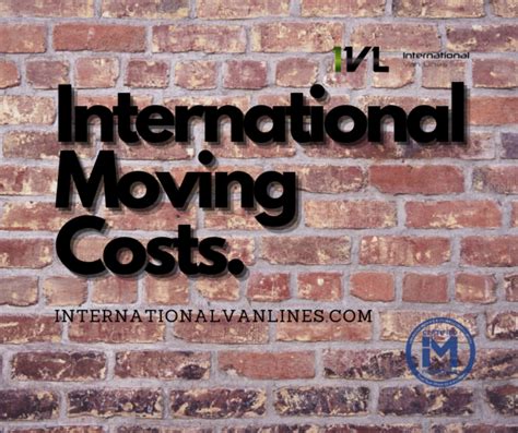 Real International Moving Costs International Van Lines