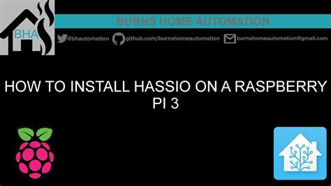 How To Install Hassio On A Raspberry Pi Youtube