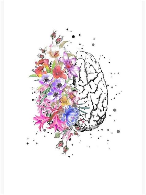 half-brain-half-flowers-colored-drawing-how-to-draw-a-rose-easy-white