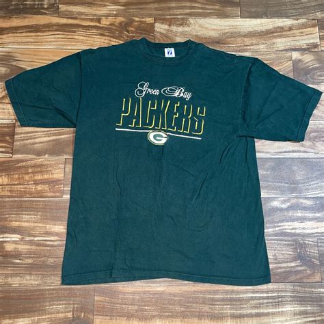 Vintage Green Bay Packers Logo 7 Shadow Embroidered T Gem