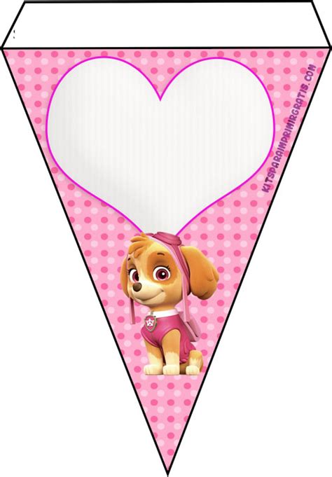 Kit Imprimible de Skye Paw Patrol para descargar gratis | Kits para
