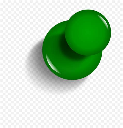 Download Push Pin Png Green Push Pin Pngpins Png Free Transparent