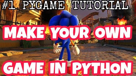 The gameobject represents a visual object that knows how to render itself, maintain its boundaries, and move around. How to make your own game in python | #1 pygame tutorials ...