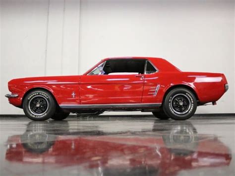 1966 Ford Mustang 126 Miles Candy Apple Red Coupe 351 Windsor V8 5