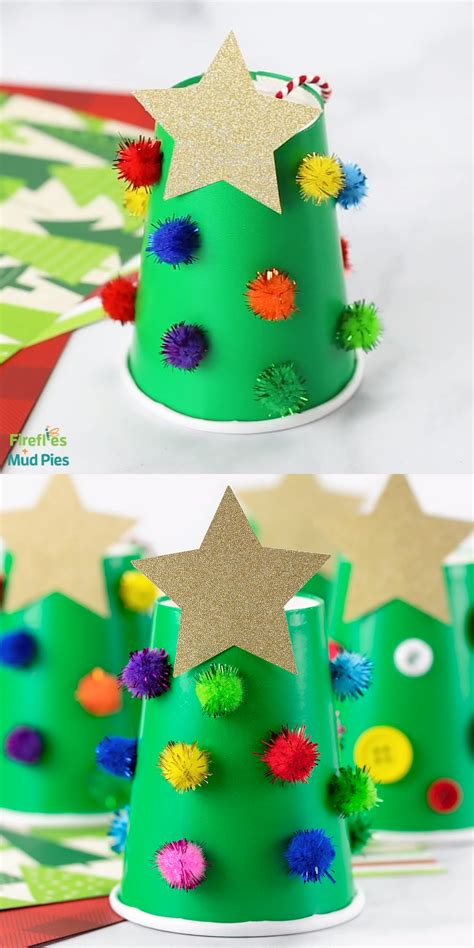 Paper Cup Christmas Tree Snowman Crafts For Christmas