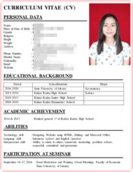 6 Contoh CV Fresh Graduate Plus Pedoman Kirim Lamaran ...