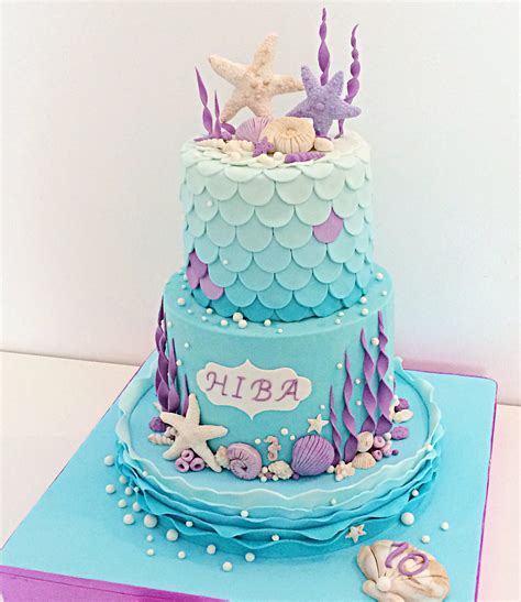 Pin By Amani Al Zouhbi On Wishes Cake Mermaid Birthday Cakes Mermaid Cakes Mermaid Birthday