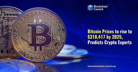 Bitcoin Prices To Rise To 318417 By 2025 Predicts Crypto Experts