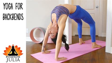 Julia M Yoga 1 Yoga For Flexibility Backbends YouTube