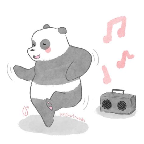 Sunflower Seeds — Panda Dance Party We Bare Bears Bare Bears Panda