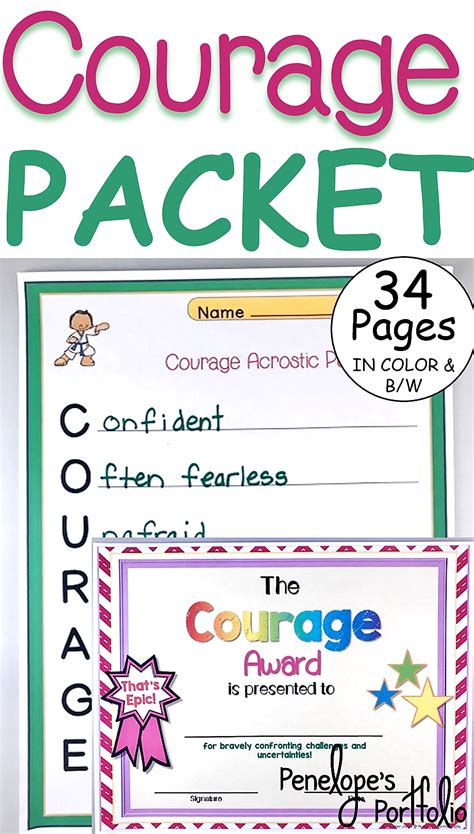 Free Printable Courage Worksheets Printable Word Searches