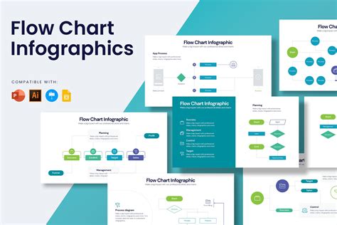 Flow Chart Infographics | Creative Keynote Templates ~ Creative Market