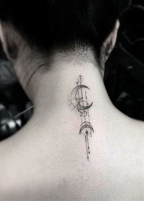 80 Sun And Moon Tattoo Designs With Meanings Neck Tattoos Women Back