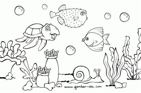 Sketsa Bunga Hewan - Farisa Gambar