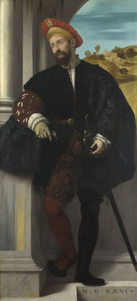 Portrait Of A Man Moretto Da Brescia 1526 Contextual Studies The