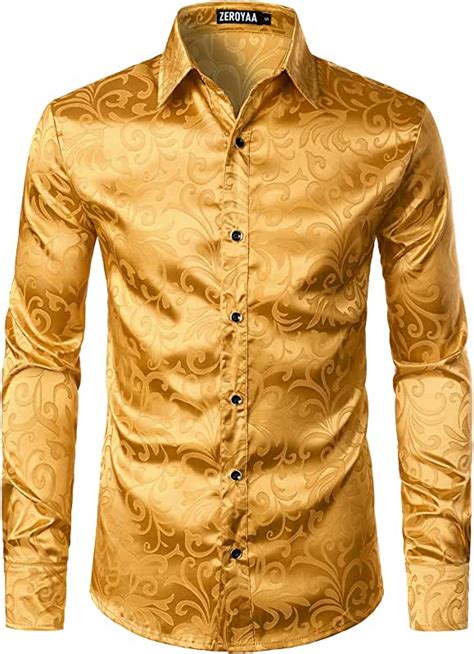 Amazonca Gold Dress Shirts Tops Tees And Shirts Clothing Shoes