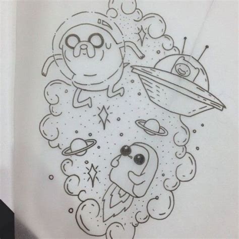 Adventure Time Drawings Adventure Time Tattoo Psychedelic Tattoos Space Tattoo Time Tattoos