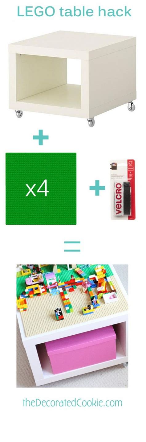 Easy Diy Lego Table From Ikea Hack Easy Diy Tables And