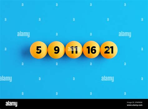 Lottery Number Balls Hi Res Stock Photography And Images Alamy