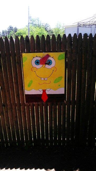 Pin The Tie On Spongebob For My Sons 6th Bday I Spent Less Then