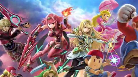 Super Smash Bros Characters Xenoblade Chronicles 2 Pyra Nintendo Switch Fighter Ultimate