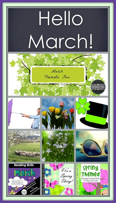 March Thematic Fun | March lesson plans, March kindergarten, March lessons