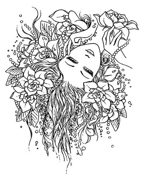 Inspired by nature or completely surreal, these drawings differ from mandalas because they are not concentrated on a single point. Anti stress coloring pages for girls to download and print ...