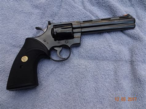 Colt Python 357 Magnum 6 Inch Blued Original Owner 357 Magnum For Sale