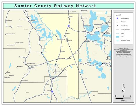 Sumter County Railway Network Color 2009