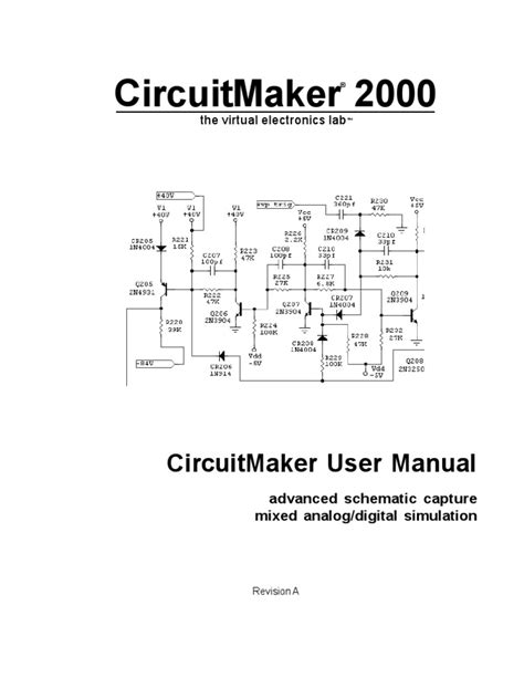 Circuit Maker 2000 User Manual Pdf Spice Field Effect Transistor