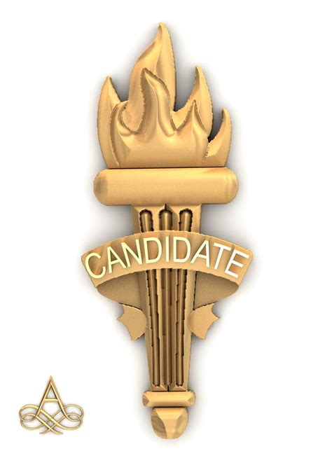 Candidate Torch Lapel Pin Sigma Gamma Rho Sorority Ichq