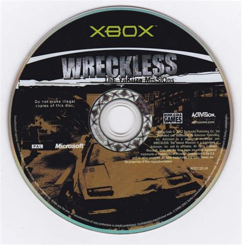 Wreckless The Yakuza Missions 2002 Xbox Box Cover Art Mobygames