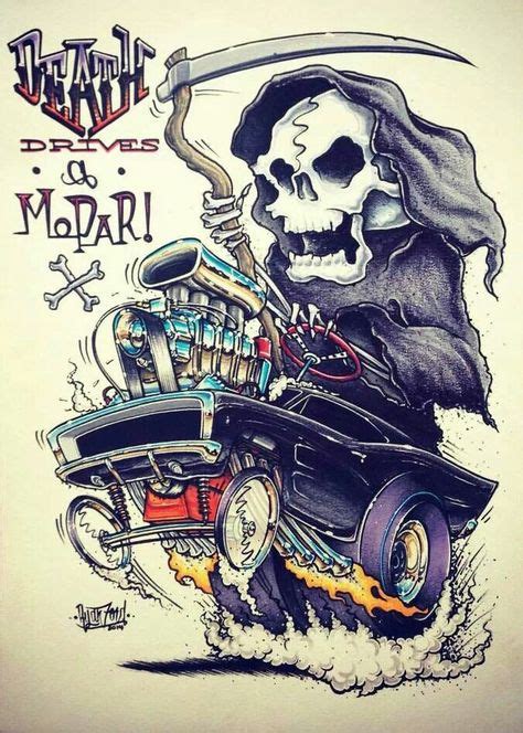 Frankenstein Hot Rod Drawings 57 Heaven By Tokes Car Truck And