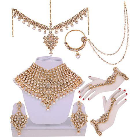 Buy Wedding & Engagement Bridal Jewellery Set For Women ...