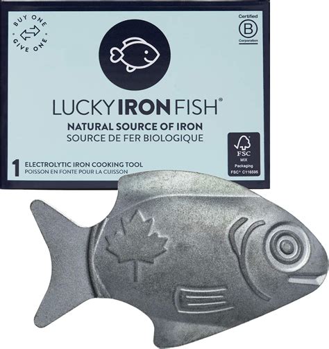 The Original Lucky Iron Fish Cooking Tool Adds Iron To Food Vegan Iron