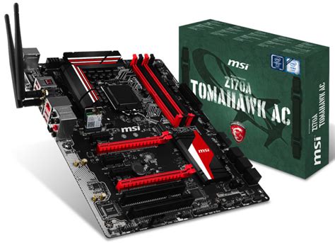 Msi Announces The Z170a Tomahawk Ac Gaming Motherboard