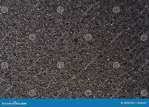 Black Foam Texture Background Blank Rubber Structure Royalty Free