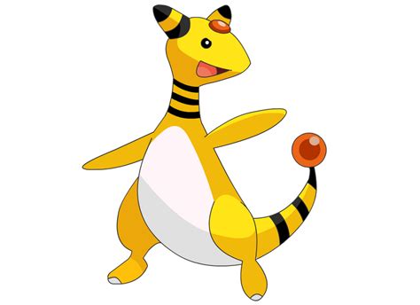 Ampharos Hgss Sprite To Anime By Pokesafari On Deviantart Pokemon