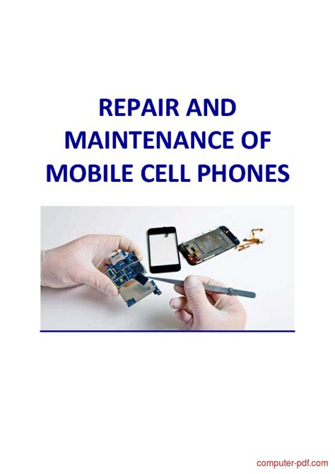 Pdf Mobile Phone Repair And Maintenance Free Tutorial For Beginners