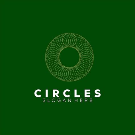 Premium Vector Circle Logo Design Illustration